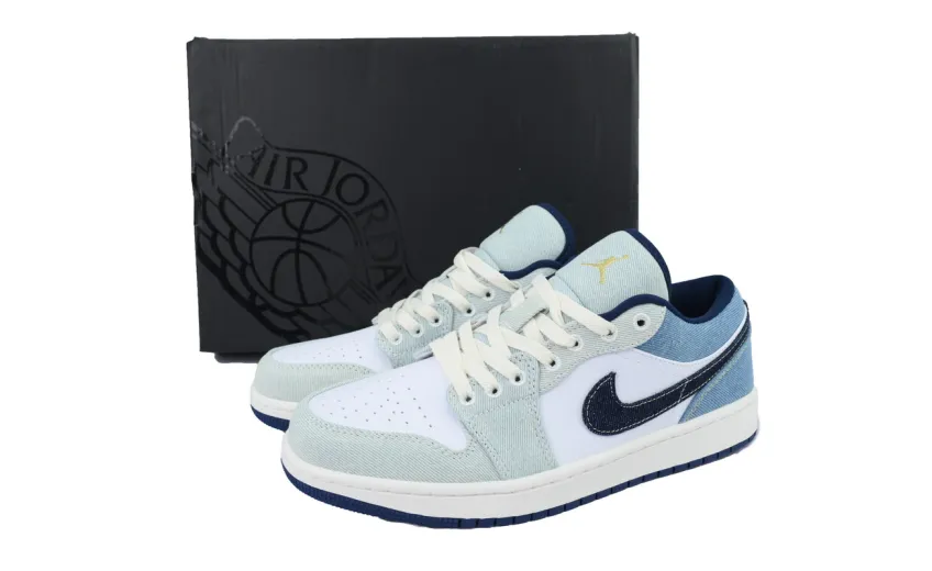  Jordan 1 Low SEDenim Star Blue  IH0648-141