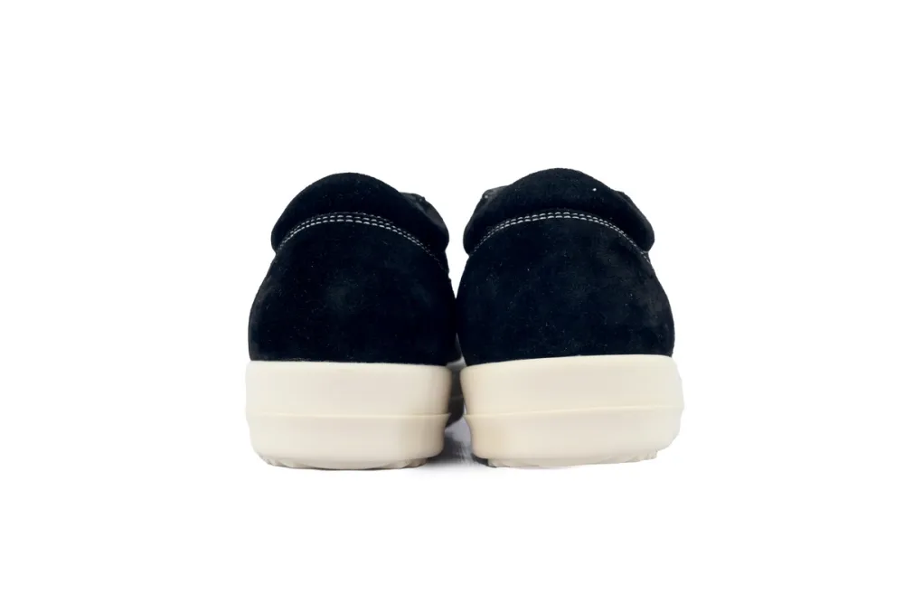 Rick Owens DRKSHDW Vintage Sneaks Black Milk White
