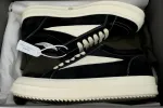 Rick Owens DRKSHDW Vintage Sneaks Black Milk White