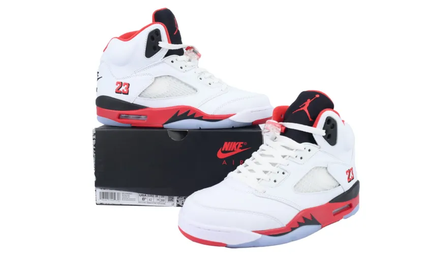  jordan 5 fire red replica