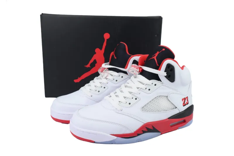 fake jordan 5 red