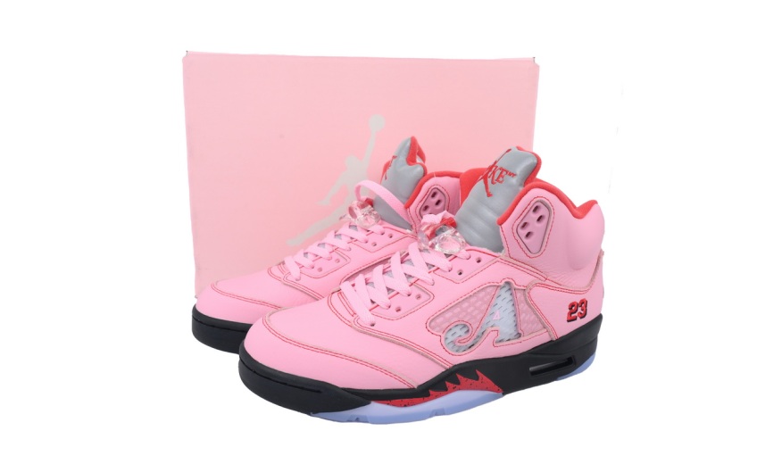 pink jordan 5 reps