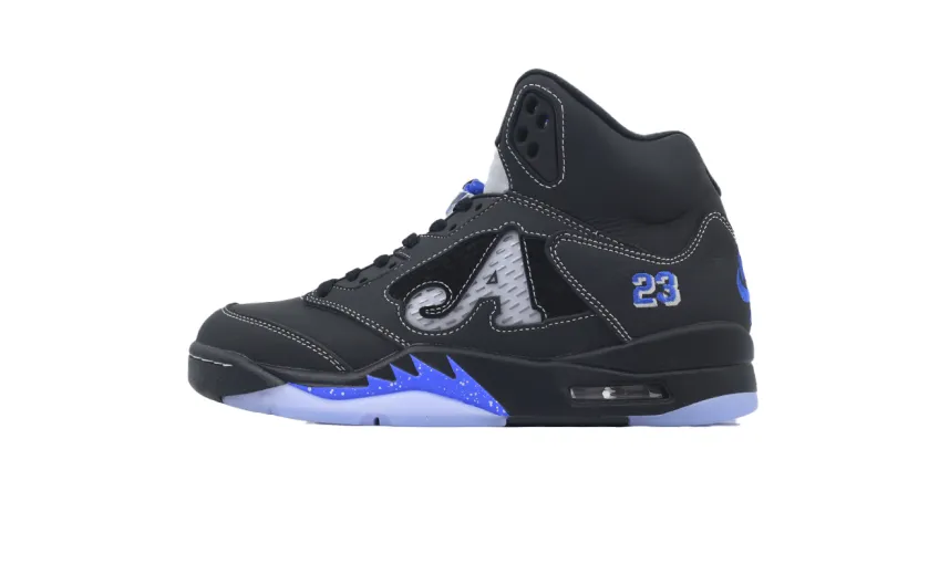 Awake NY x Air Jordan 5 Retro Black Racer Blue