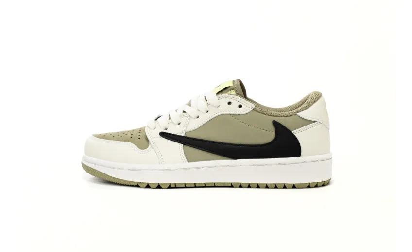 Travis Scott x Air Jordan 1 Low Golf 'Neutral Olive'