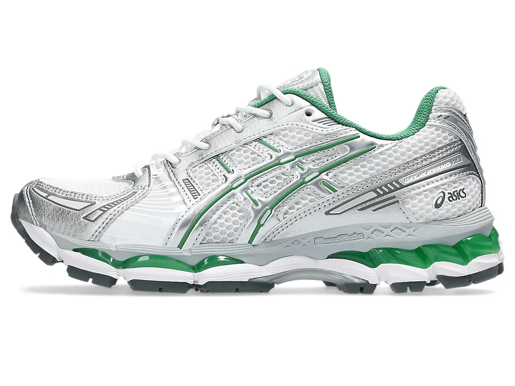 fake asics gel kayano 12.1 silver green