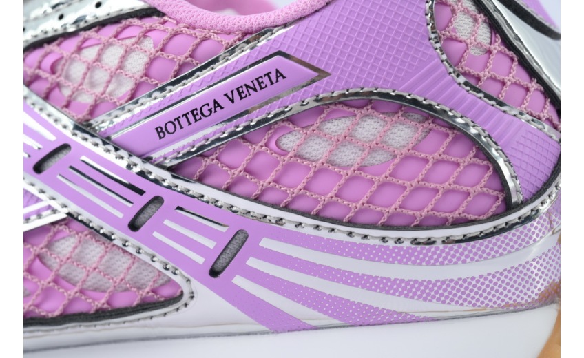 Bottega Veneta Orbit Sneaker Gloss Silver reps