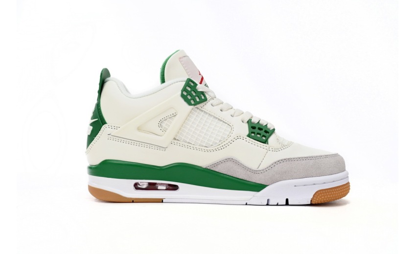 fake jordan 4 pine green