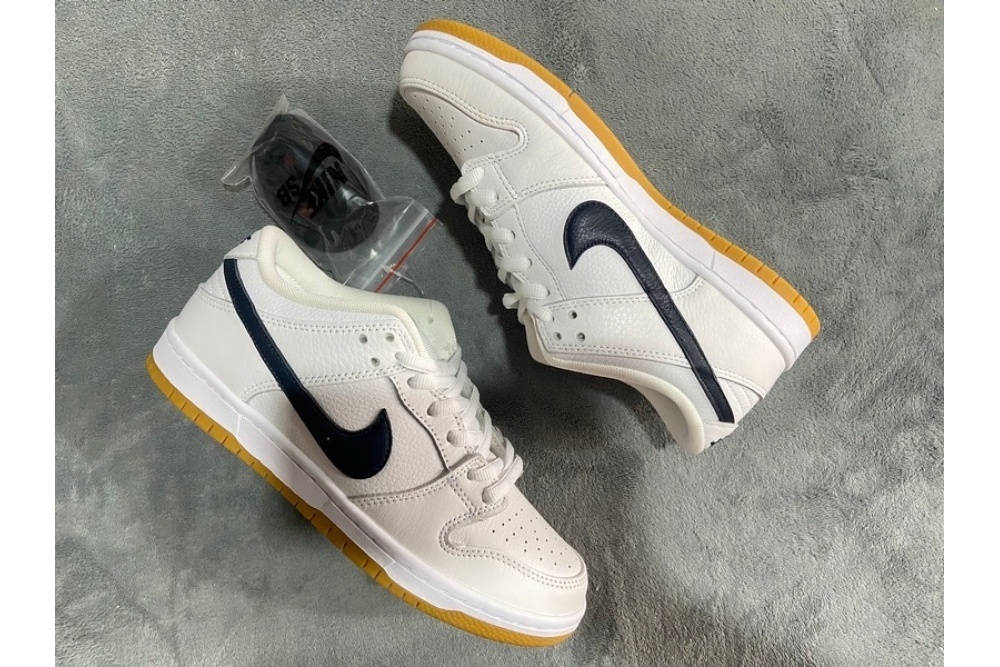 Nike SB Dunk Low Orange Label White Navy CZ2249-100