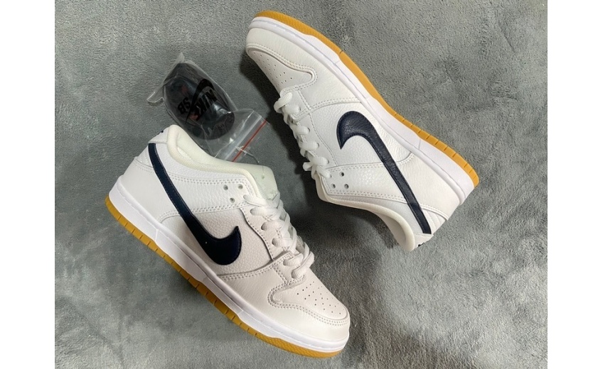Nike SB Dunk Low Orange Label White Navy CZ2249-100