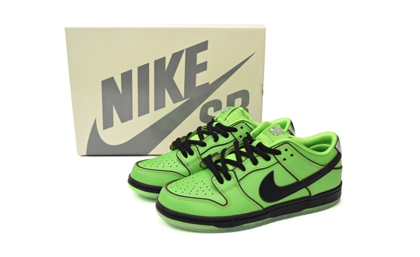 Nike SB Dunk Low The Powerpuff Girls Buttercup FZ8319-300