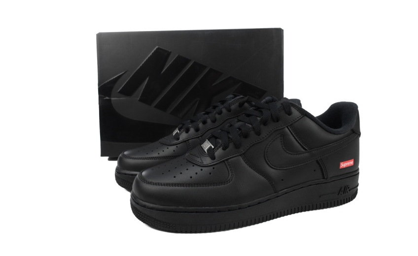 Nike Air Force 1 Low Supreme Black CU9225-001