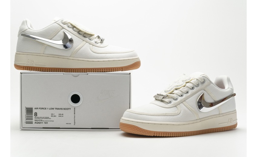 Nike Air Force 1 Low Travis Scott Sail AQ4211-101