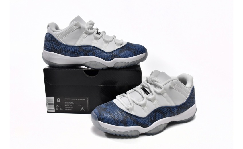 Jordan 11 Retro Low Snake Navy 2019 CD6846-102