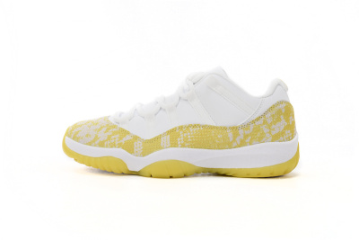 Jordan 11 Retro Low Yellow Snakeskin AH7860-107 01