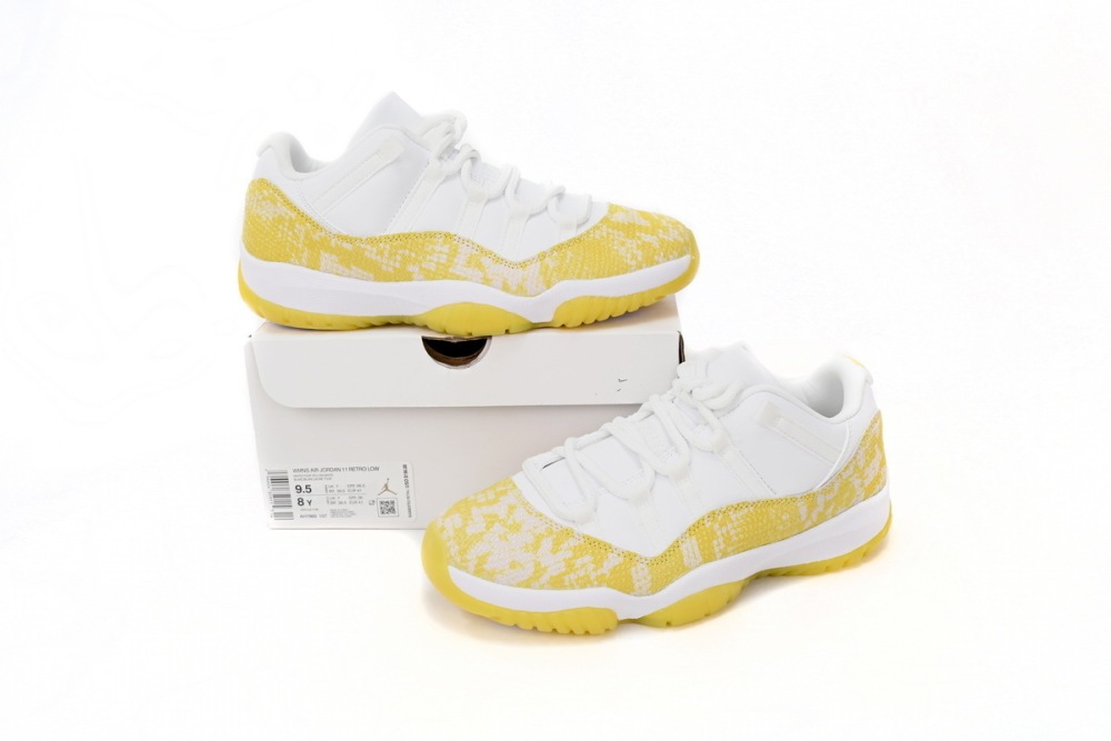 Jordan 11 Retro Low Yellow Snakeskin AH7860-107