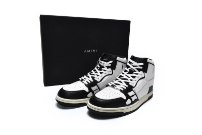 AMIRI Skel Top High Black White Black W0F22499NL 02