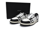 AMIRI Skel Top Low Black White White MFS003-004