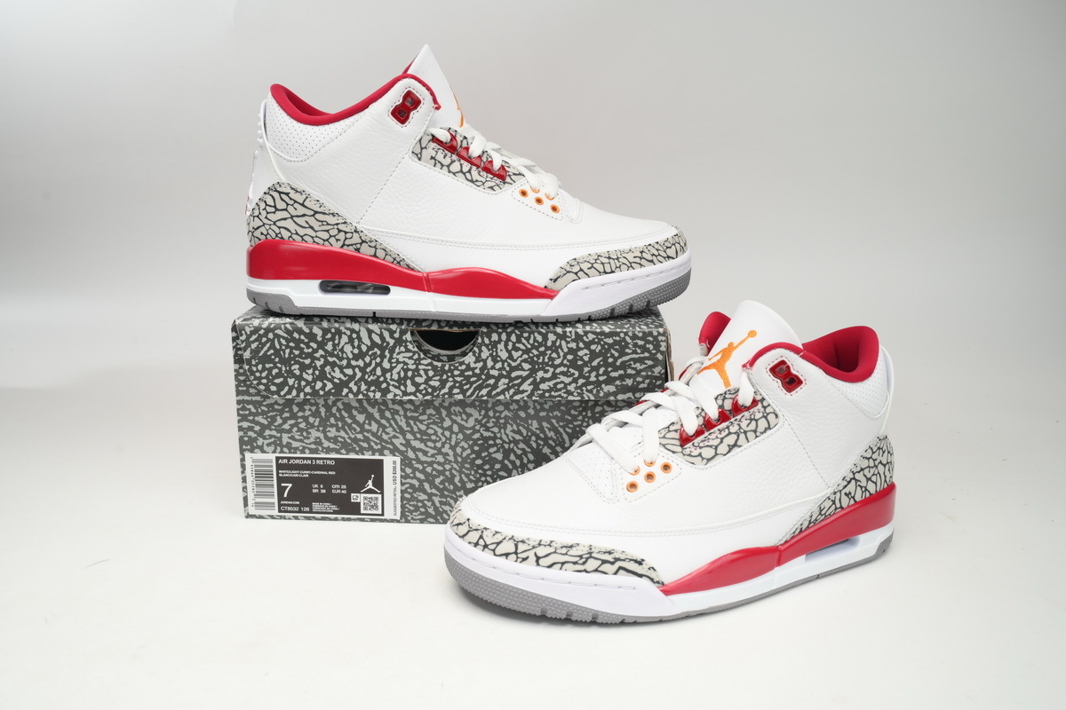 Jordan 3 Retro Cardinal Red CT8532-126