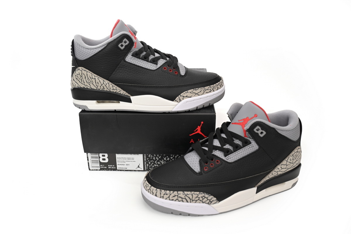 Jordan 3 Retro Black Cement 2018 854262-001