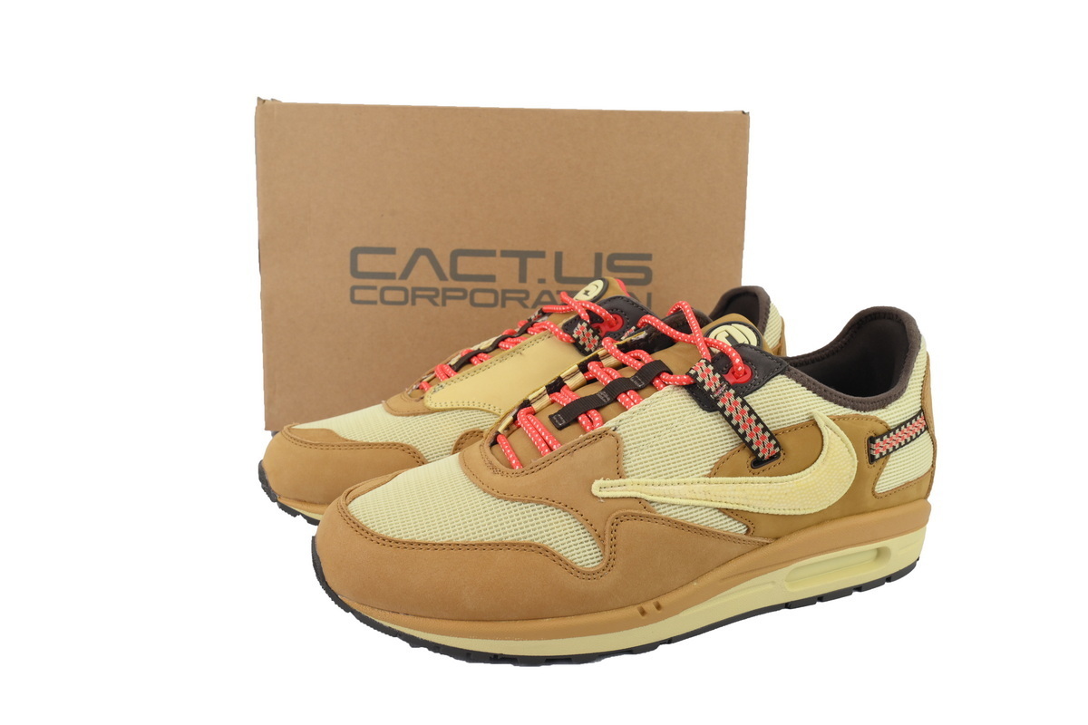 Nike Air Max 1 Travis Scott Cactus Jack Wheat Lemon Drop DO9392-701