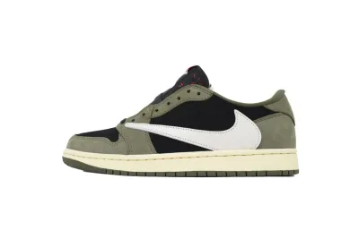 Jordan 1 Retro Low OG SP Travis Scott Black Olive DM7866-002 01