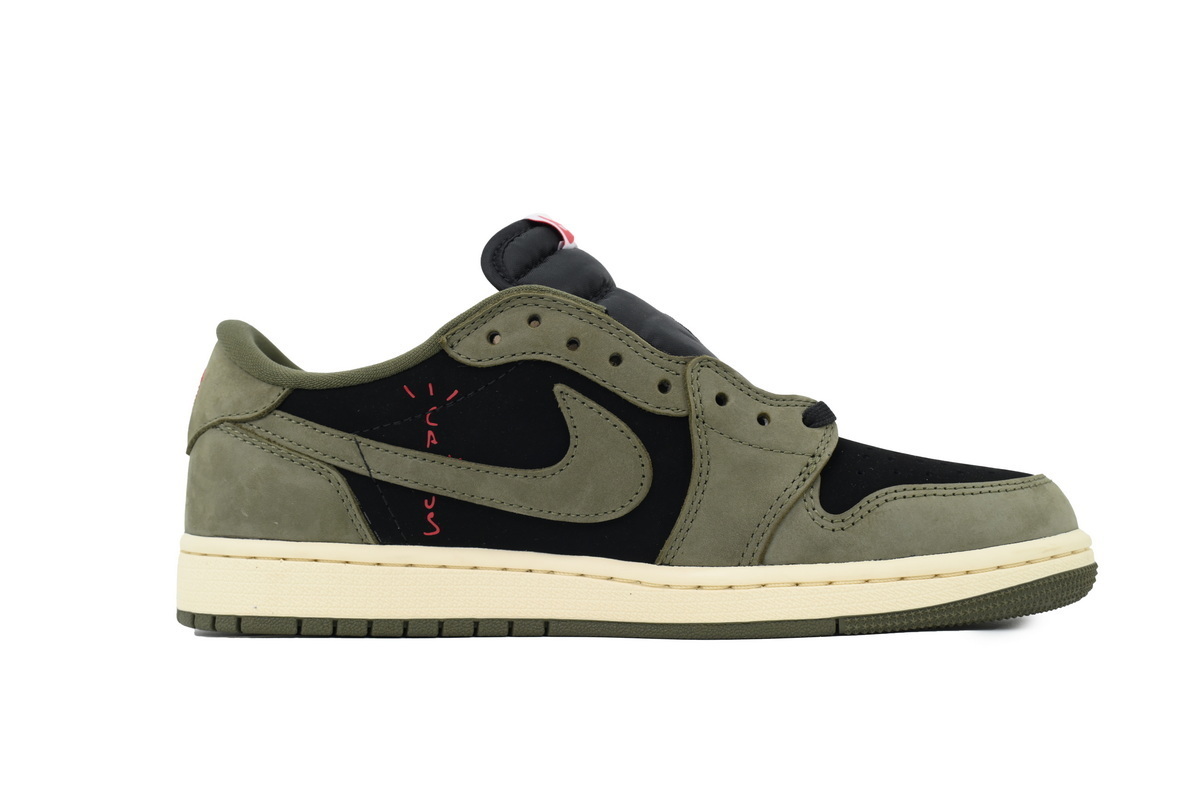 Jordan 1 Retro Low OG SP Travis Scott Black Olive DM7866-002