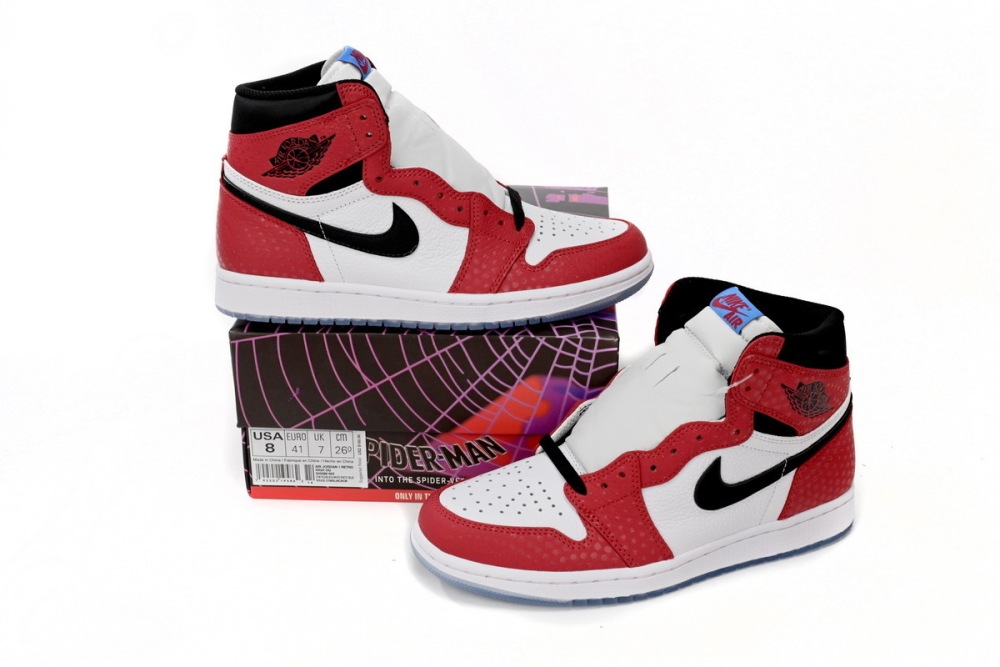Jordan 1 Retro High Marvel Spider-Man Origin Story 555088-602