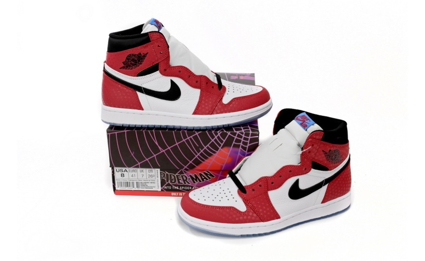 Jordan 1 Retro High Marvel Spider-Man Origin Story 555088-602
