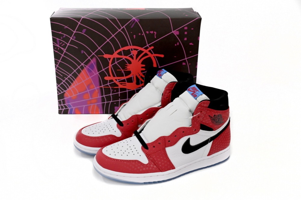 Jordan 1 Retro High Marvel Spider-Man Origin Story 555088-602