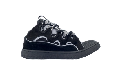 Lanvin Curb Sneakers Black Grey FM-SKRK11-REFL-P2210 02