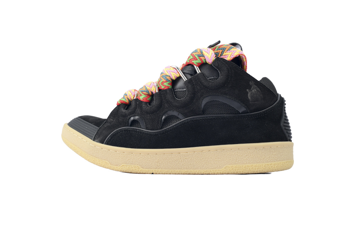 Lanvin Curb Sneakers Black Multicolor