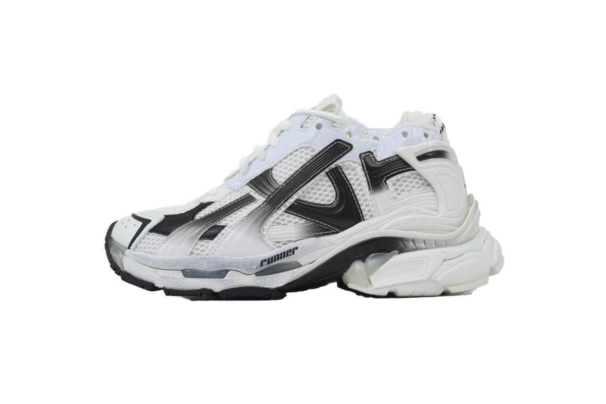 Balenciaga Runner White Black Gradient