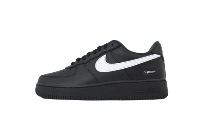 Nike Air Force 1 Low Supreme Black White CU9225-002 01
