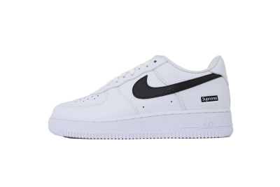 Nike Air Force 1 Low Supreme White Black CU9225-102 01