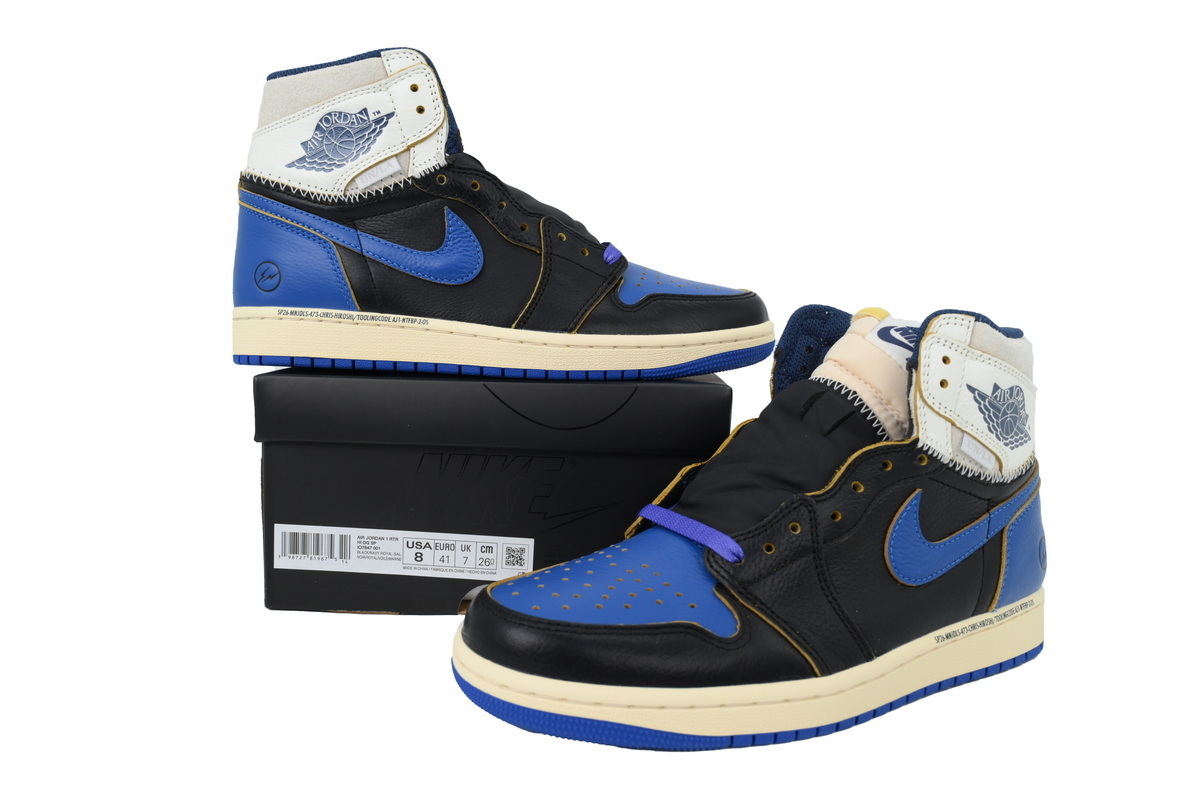 jordan 1 union la fragment sport royal replica