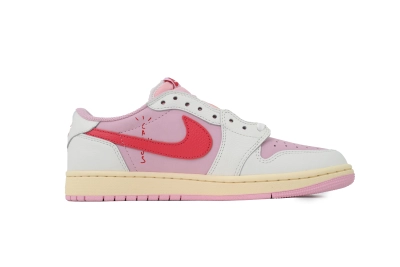 Jordan 1 Retro Low OG SP Travis Scott Sail Tropical Pink IQ7604-101 ZY Batch 02