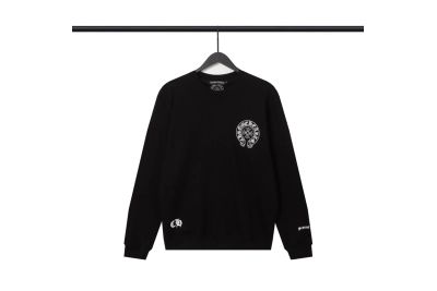 Chrome Heart Black and White Hoodie 8301 02