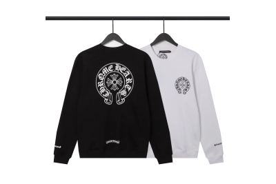 Chrome Heart Black and White Hoodie 8301 01