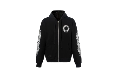 Chrome Heart Black Hoodie HD12 01