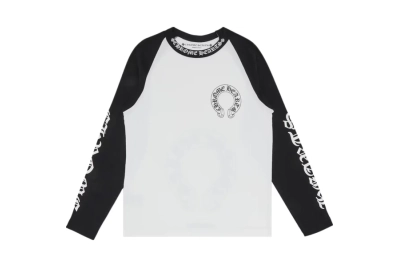 Chrome Hearts Horseshoe Neck Black White 01