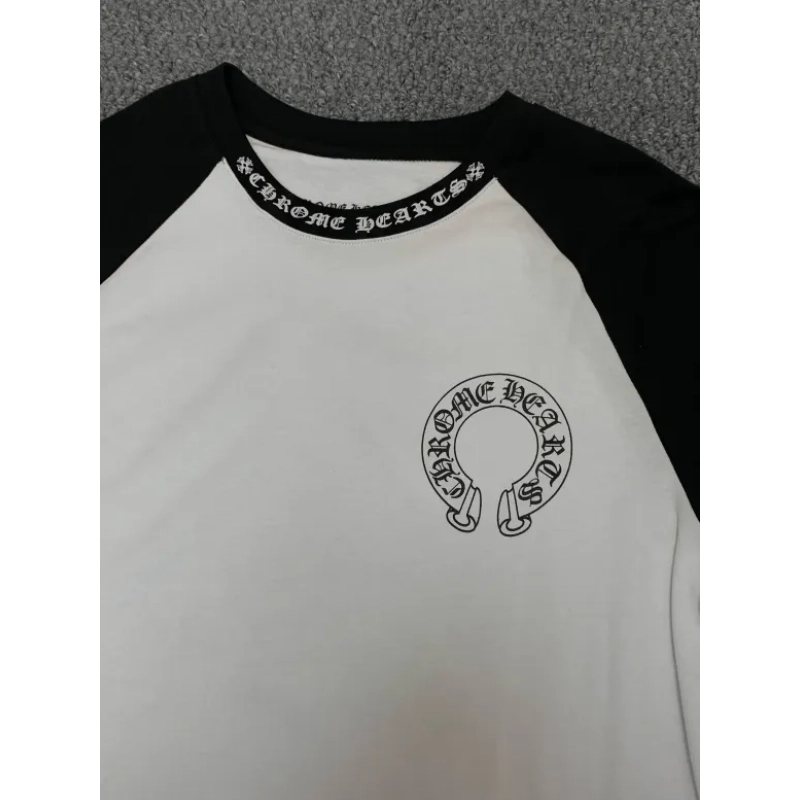 Chrome Hearts Horseshoe Neck Black White