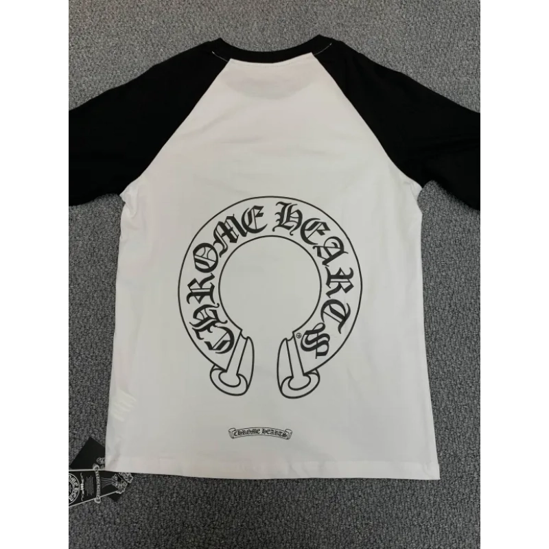 Chrome Hearts Horseshoe Neck Black White