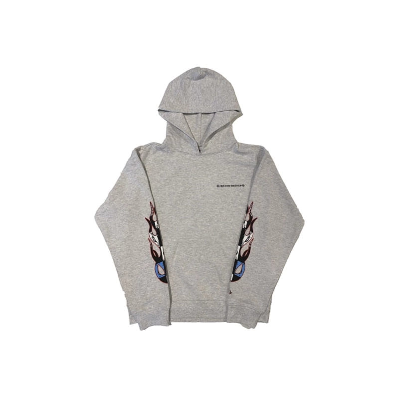 Chrome Hearts Matty Boy Brain Hoodie Heather Grey