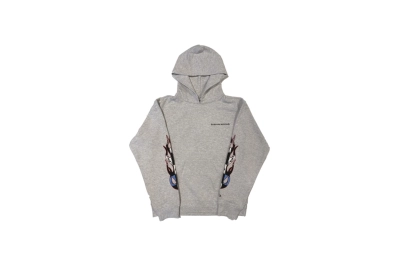 Chrome Hearts Matty Boy Brain Hoodie Heather Grey 01