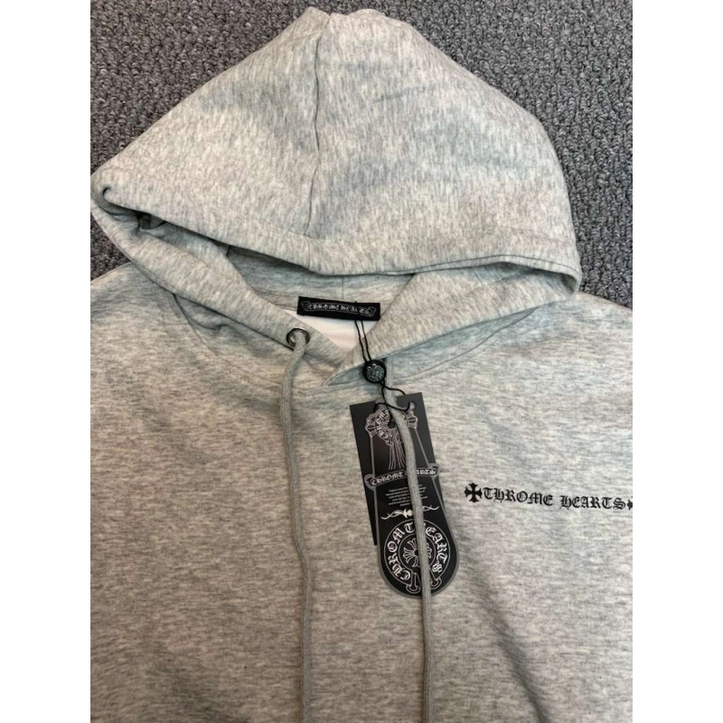 Chrome Hearts Matty Boy Brain Hoodie Heather Grey