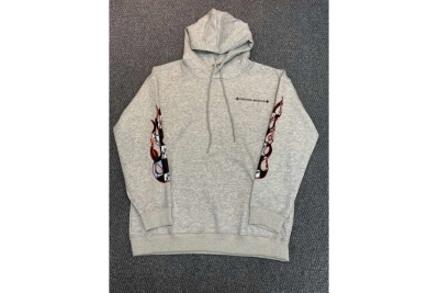 Chrome Hearts Matty Boy Brain Hoodie Heather Grey 02