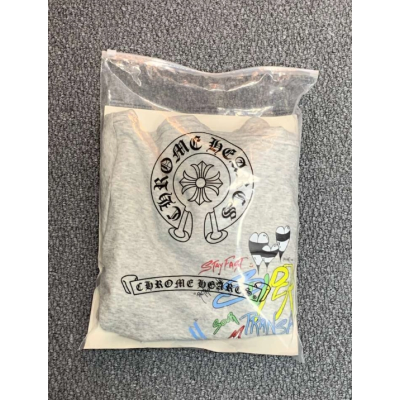 Chrome Hearts Matty Boy Brain Hoodie Heather Grey