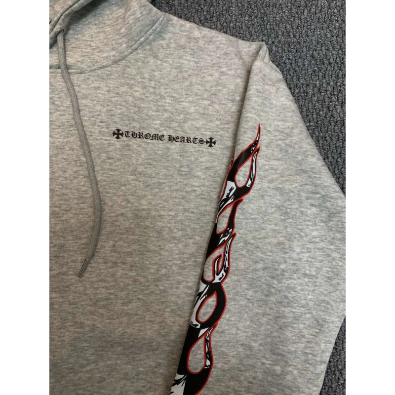 Chrome Hearts Matty Boy Brain Hoodie Heather Grey