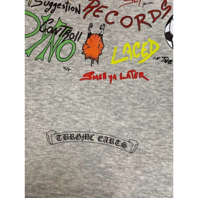 Chrome Hearts Matty Boy Brain Hoodie Heather Grey