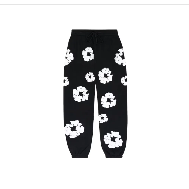 Denim Tears The Cotton Wreath Sweatpants Black